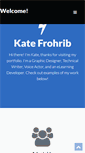 Mobile Screenshot of katefrohrib.com